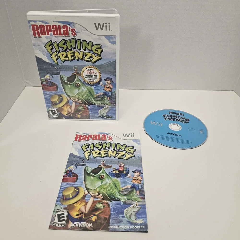 Rapalas Fishing frenzy Wii -‎ CIB